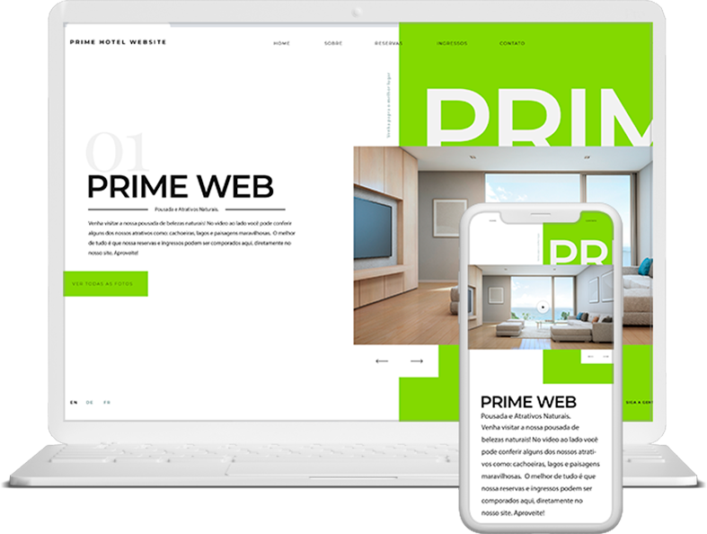 Motor de reserva da Prime sistemas.